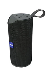 Laser Barrell Bluetooth FM AUX Mic Splashproof Speaker Black - Bild 1 von 3