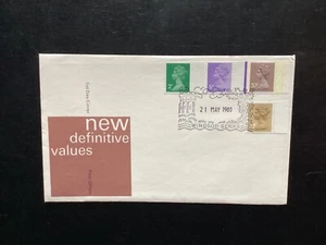 GB 1980 50p Harrison + Litho 2p,5p+20p FDC Windsor FDI pmks Unaddressed(GB2430) - Picture 1 of 2