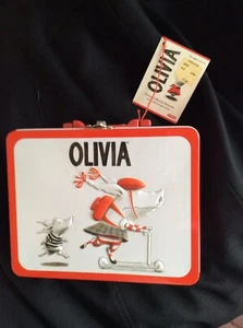 Olivia Lunch Box With Sidewalk Chalk And Eraser - Picture 1 of 3