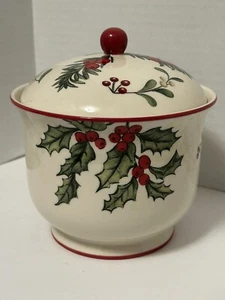 Better Homes & Gardens Winter Forest Heritage Collection Candy Dish Canister 6" - Picture 1 of 20