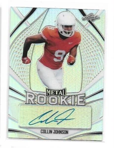 Collin Johnson 2020 Leaf prizm rookie auto #d 17 / 50 NEW YORK GIANTS / JAGS - Picture 1 of 1