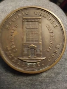 freimaurer tempel marke 1914 waterbury ct - Bild 1 von 3