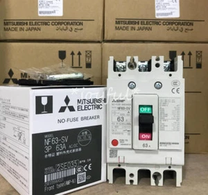 NEW 1PCS Mitsubishi NF63-SV 3P 63A Molded Case Circuit Breaker - Afbeelding 1 van 1