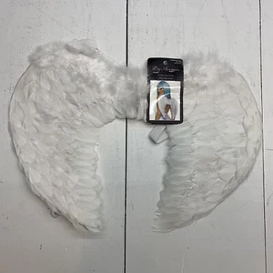 Leg Avenue White Feather Angel Wings One Size - Picture 1 of 5