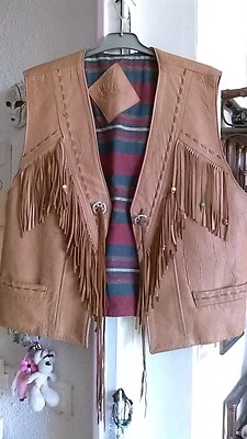 GILET CUIR VERITABLE - Photo 1/2