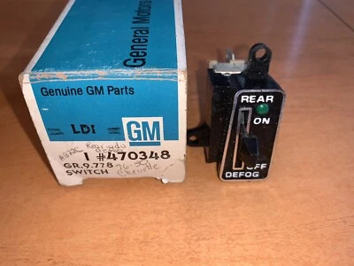 Interruptor desempañador Chevrolet Chevette 76-87 nuevo en caja pieza # 470348 Foto 1 de 2