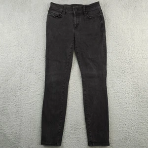 Ann Taylor Jeans Womens 4 Washed Black The Skinny Curvy Fit Stretch Denim Dark - Picture 1 of 14