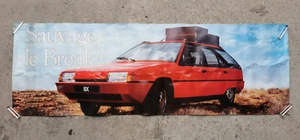 RARE - Affiche Publicitaire vintage CITROEN BX - SAUVAGE LE BREAK ! - Imagen 1 de 4