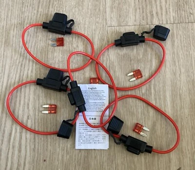 5Pcs Inline Car Mini Blade Fuse Holder. - Image 1 of 4