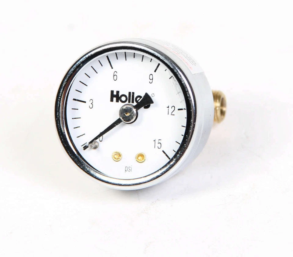 HOLLEY 0-15 Fuel Pressure Gauge - Image 1 of 1