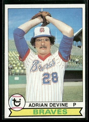 1979 Topps Adrian Devine 257 Atlanta Braves - Image 1 of 2