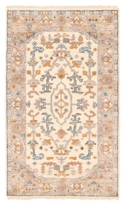 Traditional Vintage Hand-Knotted Oriental Carpet 3'1" x 5'1" Wool Area Rug - Image 1 of 4