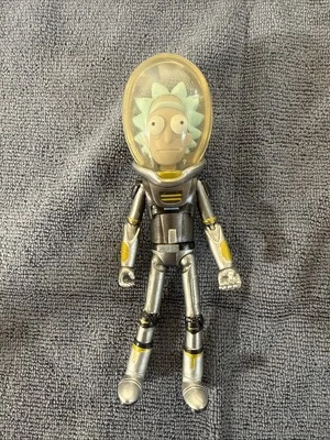 Funko Metallic Space Suit Rick and Morty 5 Inch Action Figure Toy - Image 1 of 3