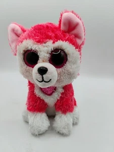 TY Beanie Boos Aphrodite Valentine's Husky Plush 6" Glitter Eyes - Picture 1 of 6