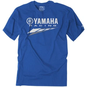 Factory Effex Yamaha Strike Mens Short Sleeve T-Shirt Blue - Picture 1 of 1