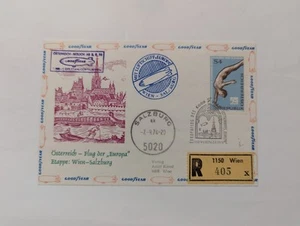 Österreich Zeppelin Beleg 1974 - Imagen 1 de 6