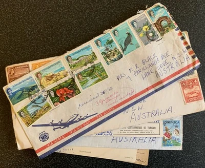 Fundas y postales de historia postal de las colonias británicas x 9 Foto 1 de 4