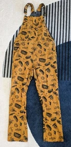 KAVU Bootlegger Salopette Pantaloni Pesca Nautica Stampa All Over 31" Cucitura Interna Large - Foto 1 di 6