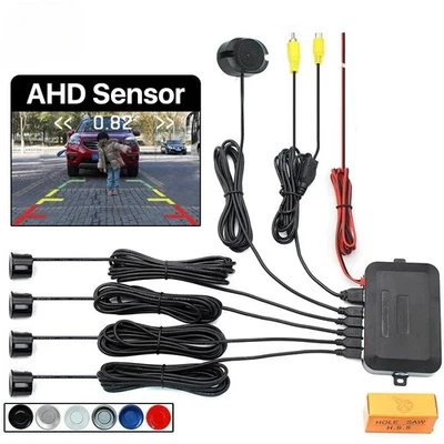 AHD Car Video Parking Sensor Reverse Backup Radar Assistance Detector - Image 1 of 4