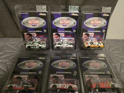  Lot of (6) Limited Edition Darrell Waltrip Action Platinum Series - Image 1 of 4