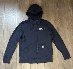 Carhartt Full Zip Hooded Sweatshirt Relaxed Fit Navy Blau 102788 412 Damen - Bild 1 von 12