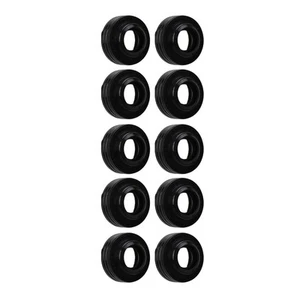 10PCS AC Compressor Shaft Seal Kit Rubber Black Circular AC Compressor Oil Seal - Picture 1 of 12