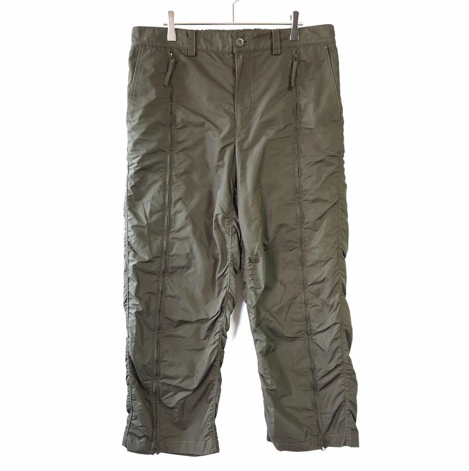 PANTALONES DE PARACAÍDAS USADOS 09AW ISSEY MIYAKE HOMBRE CAQUI BUENOS Foto 1 de 4