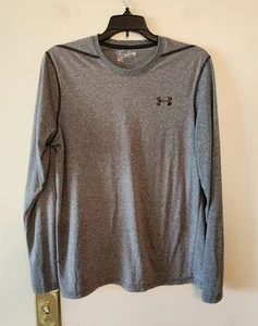 Under Armour heat gear loose fit grey long sleeve shirt Size mens small - Picture 1 of 3