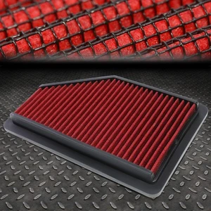 FOR 07-13 HONDA CR-V III/CRIDER/CITY 1.8L 2.0L RED WASHABLE HI-FLOW AIR FILTER - Picture 1 of 6