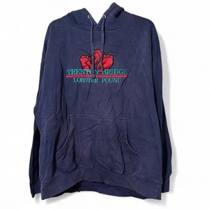 Vintage Y2K Trenton Bridge Lobster Pound Restaurant Hoodie Gr. XL - Bild 1 von 8