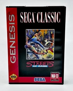 NUR ETUI & HANDBUCH! Sega Genesis Classic Streets of Rage OHNE SPIEL UNTEN LESEN - Bild 1 von 10