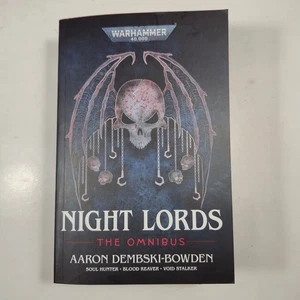 Night Lords The Omnibus by Aaron Dembski-Bowden (2014, Paperback) Warhammer 40k - Foto 1 di 7