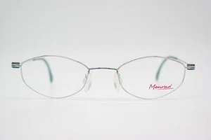Vintage Brille Menrad 1479 Silber Mehrfarbig Oval Brillengestell eyeglasses - Picture 1 of 6