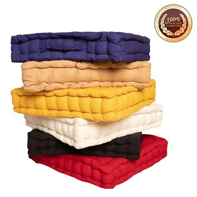 Tufted Chair Booster Pad Cotton Thick Firm Seat Cushion Riser Elderly Adults - Image 1 of 4