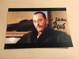 Jeans Reno PERSÖNLICH SIGNIERT 4x6 Foto mit COA EXTREM SELTEN - Bild 1 von 3