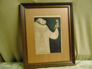 TARRAGO LETICIA GROSSMUTTER BILD VII ORIGINAL FARBRADIERUNG SIGNIERTE AUSGABE - Bild 1 von 5