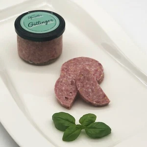 Göttinger, Bierwurst, Wurstglas, Konserve, Wurst im Glas (2 Gläser á 190 gr.) - Bild 1 von 1