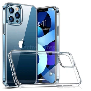 Case For iPhone 14 Pro Max Plus 13 12 11 XR X XS 8 7 SE Clear Cover Silicone - Picture 1 of 5