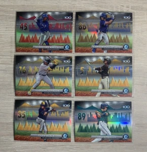 Lot 6x 2024 Bowman SCOUTS TOP 100 Insert STARTER SET - Salas, Walcott, etc! - Picture 1 of 2