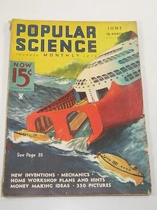 Popular Science Magazine- New Inventions, Money Making Ideas- June 1935 - Imagen 1 de 3