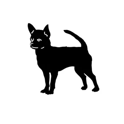 Chihuahua Dog Pet Decal Sticker for Macbook Laptop Car Window SUV Door Wall - Image 1 of 4