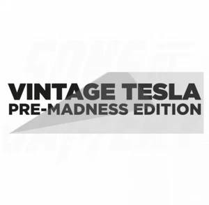 VINTAGE TESLA – PRE-MADNESS EDITION | Premium Vinyl Sticker - Bild 1 von 9