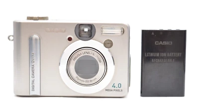 【Neuwertig】Casio QV-R4 4.0MP Kompakt Digitalkamera Silber aus Japan #964 - Bild 1 von 4
