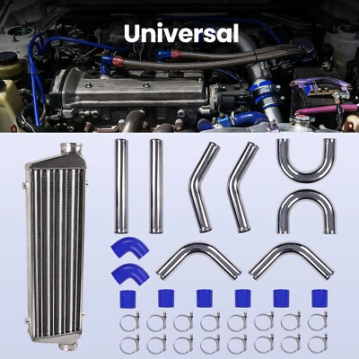 2.5'' Universal Intercooler Tubo flessibile Tubazioni Kit & Intercooler - Immagine 1 di 4