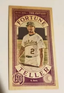 2019 Topps Gypsy Queen Mini Fortune Teller Khris Davis Oakland Athletics - Picture 1 of 2