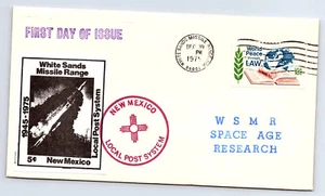 New Mexico Cinderella Cover Local Post System White Sands Missile Range CV79 - Picture 1 of 2