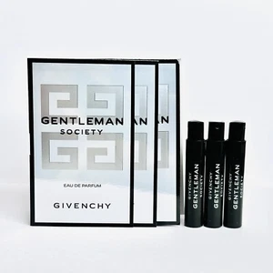 3 x Givenchy Gentleman Society Eau De Parfum Sample Spray 1mL each - Picture 1 of 3