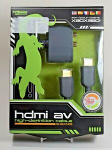 XBOX 360 HDMI Video and Audio Cable Gold Plated by KMD - New in Box