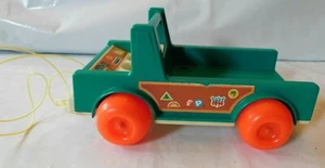 Fisher Price #994 Little People Pull Toy Play Family Camper Truck Vintage 1973 - Picture 1 of 5