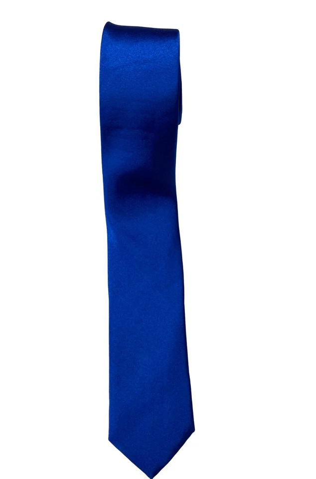 Corbata estrecha azul índigo para hombre Foto 1 de 1